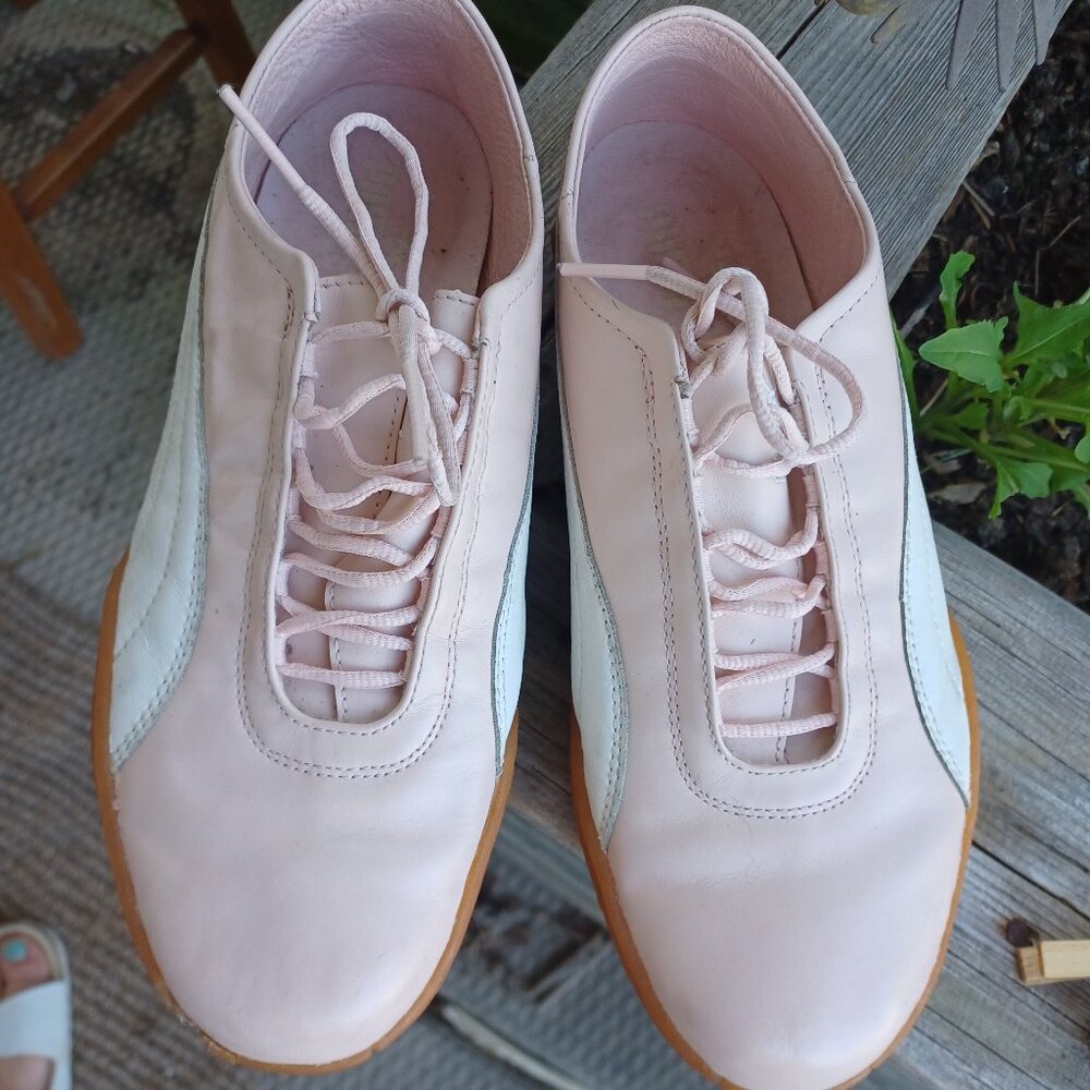 Puma leather shoes 9 5‎